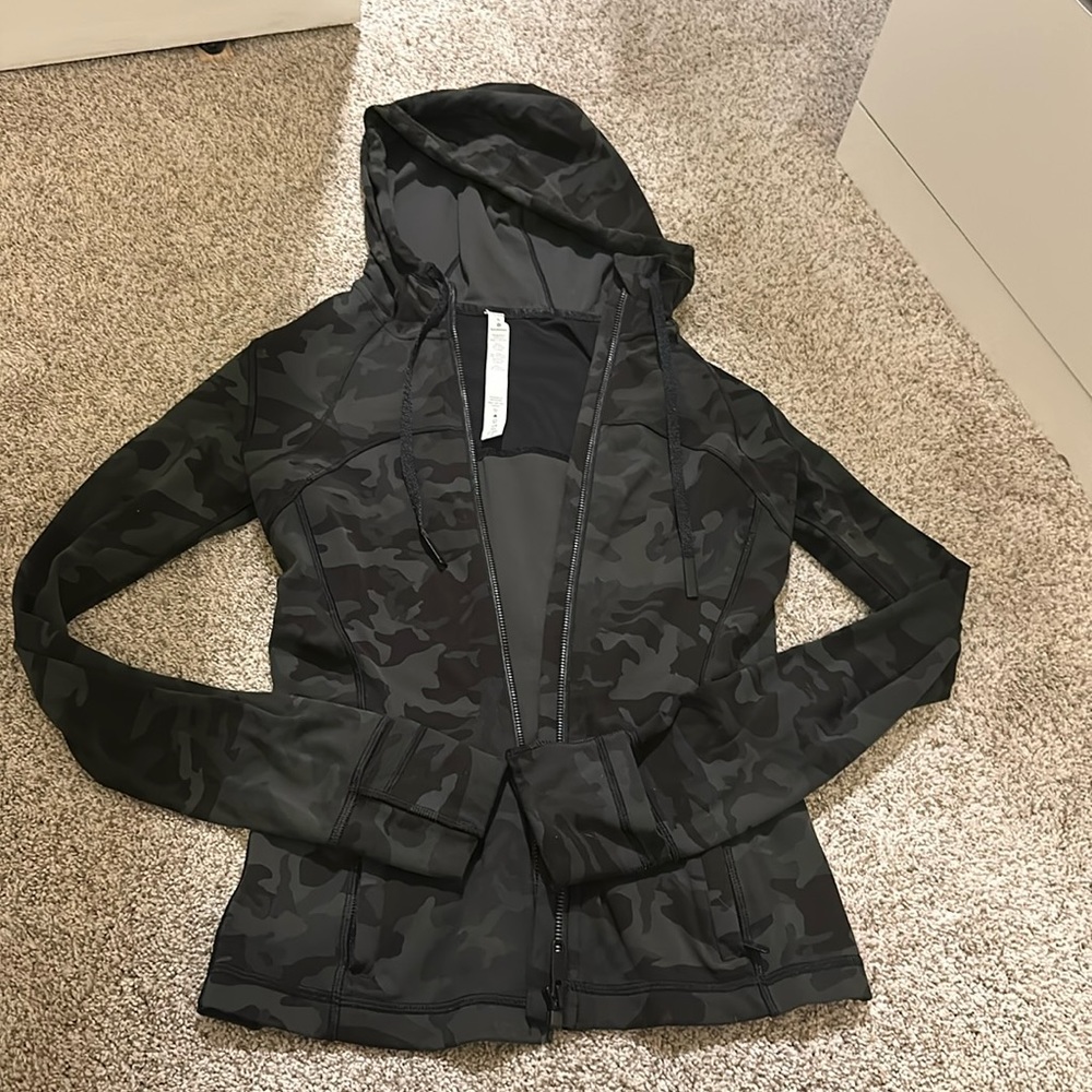 dark camo, Lulu define jacket from Lululemon